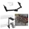 Trailer Hitch w/ 4 Bike Rack For 20-27 Jeep Gladiator Except Rubicon Approved for Recreational & Offroad Use Carrier for Adult Woman or Child Bicycles Foldable