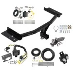 Trailer Hitch Tow Package w/ 7-Way RV Wiring For 20-23 Ford Explorer w/ 2" Drop Mount 2" Ball Class 4 2" Receiver All Models
