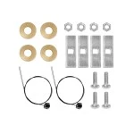 Trailer Tow Hitch Hardware Fastener Kit For 20-26 Ford Escape Except PHEV 2" Towing Receiver Class 3