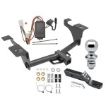 Trailer Tow Hitch For 20-24 Subaru Outback Wagon Complete Package w/ Wiring and 1-7/8" Ball