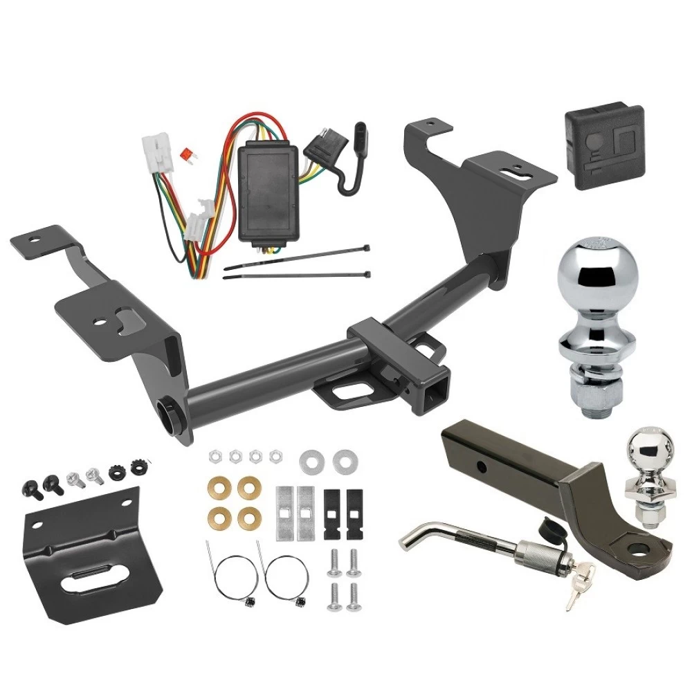 Ultimate Tow Package For 20-24 Subaru Outback Wagon Trailer Hitch w/ Wiring 2" Drop Mount Dual 2" and 1-7/8" Ball Lock Bracket Cover 2" Receiver Ultimate Tow Package For 20-24 Subaru Outback Wagon Trailer Hitch w/ Wiring 2" Drop Mount Dual 2" and 1-7/8" Ball Lock Bracket Cover 2" Receiver
