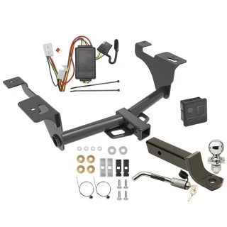 Trailer Tow Hitch For 20-24 Subaru Outback Wagon Deluxe Package Wiring 2" Ball Mount and Lock