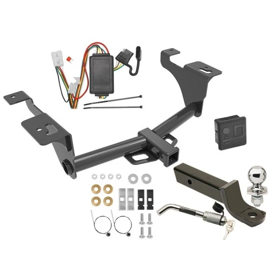 Trailer Tow Hitch For 20-24 Subaru Outback Wagon Deluxe Package Wiring 2" Ball Mount and Lock