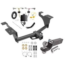 Tow Package For 20-25 Subaru Legacy All Models Trailer Hitch w/ Wiring 2" Drop Mount 2" Ball 2" Receiver Reese