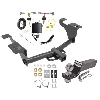 Tow Package For 20-25 Subaru Legacy All Models Trailer Hitch w/ Wiring 2" Drop Mount 2" Ball 2" Receiver Reese