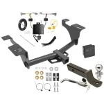 Reese Trailer Tow Hitch For 20-25 Subaru Legacy All Models Deluxe Package Wiring 2" Ball Mount and Lock