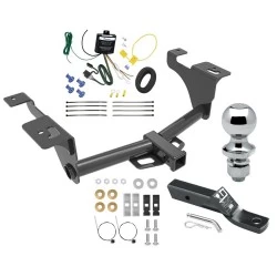 Trailer Tow Hitch For 20-25 Subaru Legacy Outback Wagon Complete Package w/ Wiring and 1-7/8" Ball