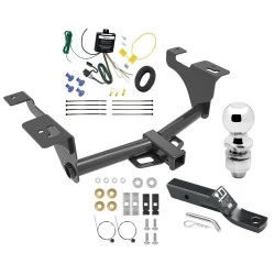Trailer Tow Hitch For 20-25 Subaru Legacy Outback Wagon Complete Package w/ Wiring and 2" Ball