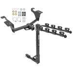 Trailer Tow Hitch For 20-22 Subaru Legacy Sedan 20-24 Outback Wagon tilt away adult or child arms fold down carrier