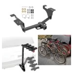 Trailer Hitch w/ 4 Bike Rack For 20-22 Subaru Legacy Sedan 20-24 Outback Wagon Approved for Recreational & Offroad Use Carrier for Adult Woman or Child Bicycles Foldable Trailer Hitch w/ 4 Bike Rack For 20-22 Subaru Legacy Sedan 20-24 Outback Wagon Approved for Recreational & Offroad Use Carrier for Adult Woman or Child Bicycles Foldable