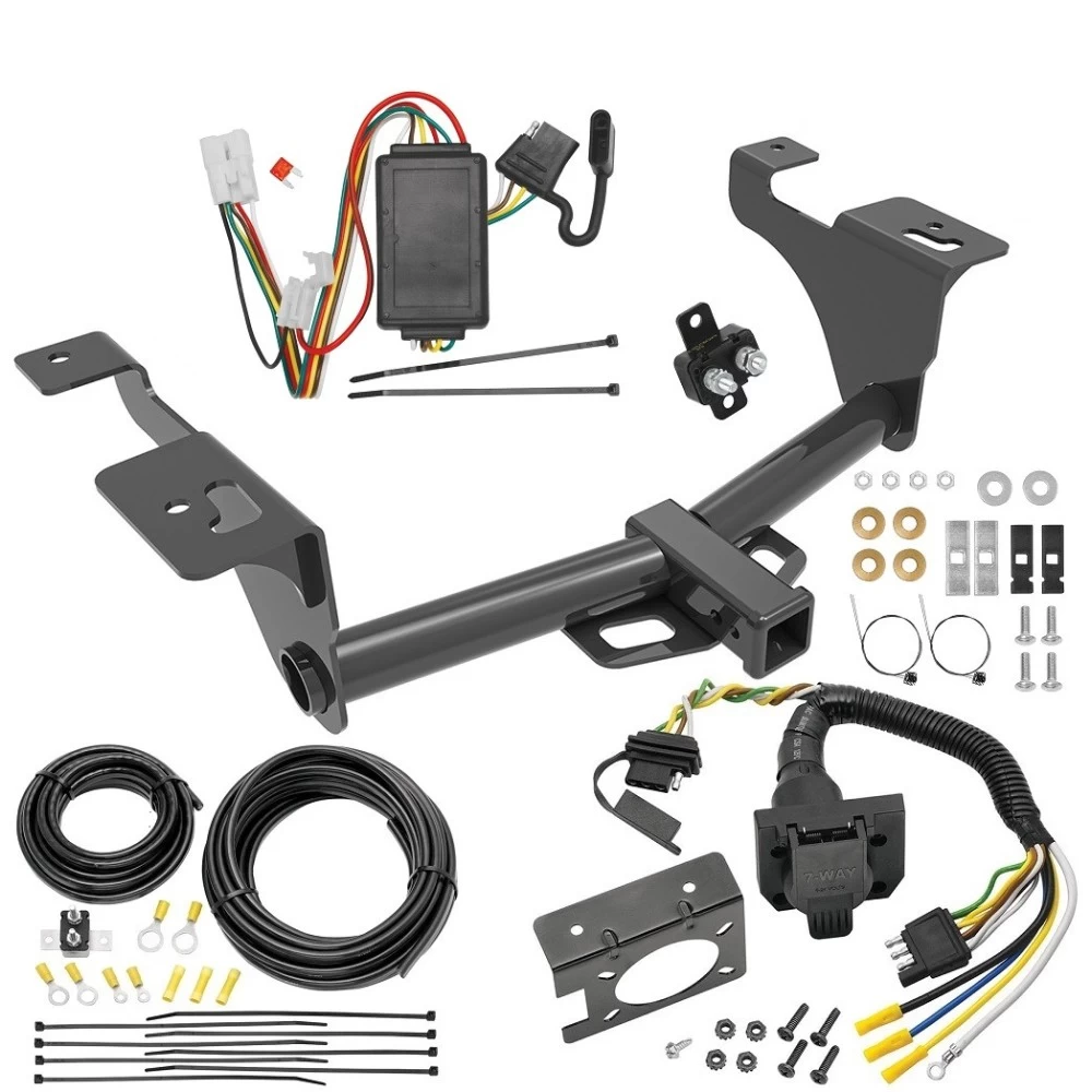 Trailer Hitch w/ 7-Way RV Wiring For 20-24 Subaru Outback Wagon Class 3 2" Receiver Reese