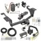 Trailer Hitch Tow Package w/ 7-Way RV Wiring For 20-24 Subaru Outback Wagon w/ 2" Drop Mount 2" Ball Class 3 2" Receiver Reese