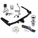 Trailer Tow Hitch For 20-26 Toyota Highlander (Excluding XSE) Complete Package w/ Wiring and 1-7/8" Ball