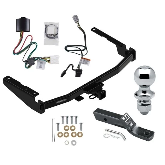 Trailer Tow Hitch For 20-26 Toyota Highlander (Excluding XSE) Complete Package w/ Wiring and 1-7/8" Ball