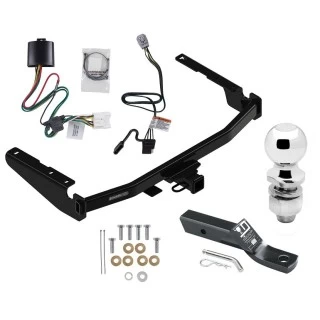 Trailer Tow Hitch For 20-26 Toyota Highlander (Excluding XSE) Complete Package w/ Wiring and 2" Ball