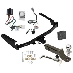 Trailer Tow Hitch For 20-26 Toyota Highlander (Excluding XSE) Deluxe Package Wiring 2" Ball Mount and Lock