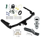 Trailer Tow Hitch For 18-22 Lexus RX350L w/ Factory Tow PKG Complete Package w/ Wiring and 1-7/8" Ball