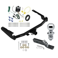 Trailer Tow Hitch For 18-22 Lexus RX350L w/ Factory Tow PKG Complete Package w/ Wiring and 1-7/8" Ball