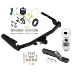 Trailer Tow Hitch For 18-22 Lexus RX350L w/ Factory Tow PKG Complete Package w/ Wiring and 2" Ball