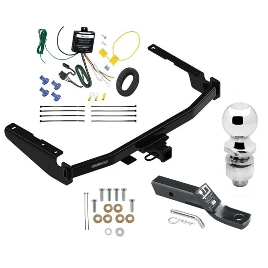Trailer Tow Hitch For 18-22 Lexus RX350L w/ Factory Tow PKG Complete Package w/ Wiring and 2" Ball