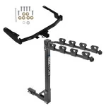 Trailer Tow Hitch For 14-26 Toyota Highlander Except XSE 18-22 RX350L tilt away adult or child arms fold down carrier