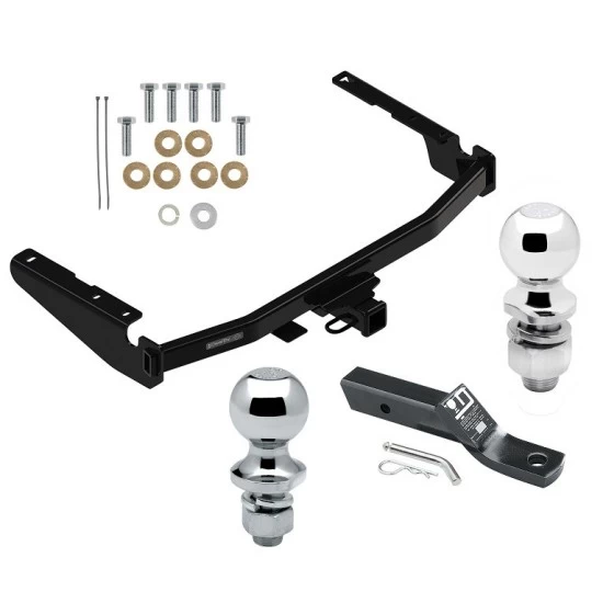 Trailer Tow Hitch For 14-26 Toyota Highlander Except XSE 18-22 RX350L 2" Receiver w/ 1-7/8" and 2" Ball