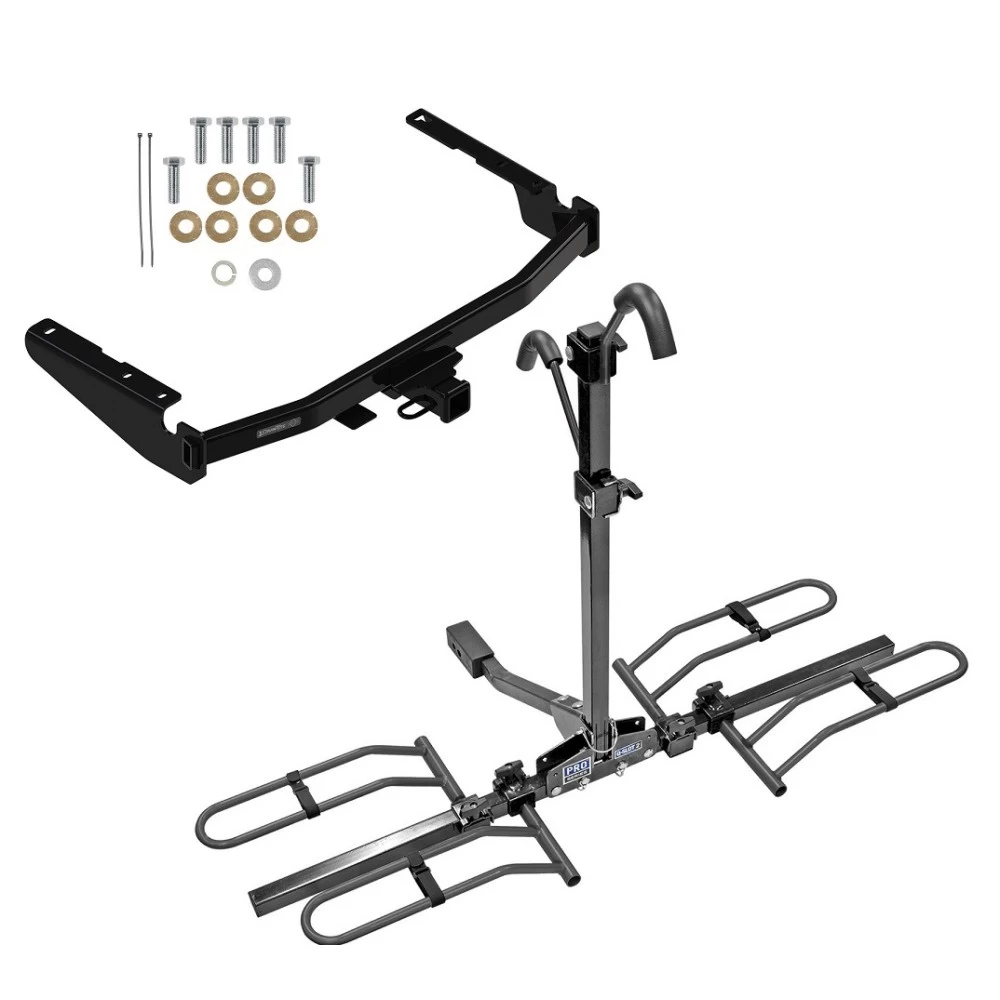 Trailer Tow Hitch For 14-26 Toyota Highlander Except XSE 18-22 RX350L Platform Style 2 Bike Rack