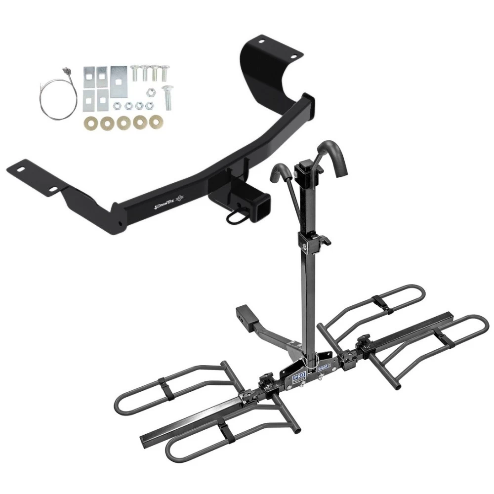 Trailer Tow Hitch For 17-27 Honda CR-V 2" Receiver Platform Style 2 Bike Rack