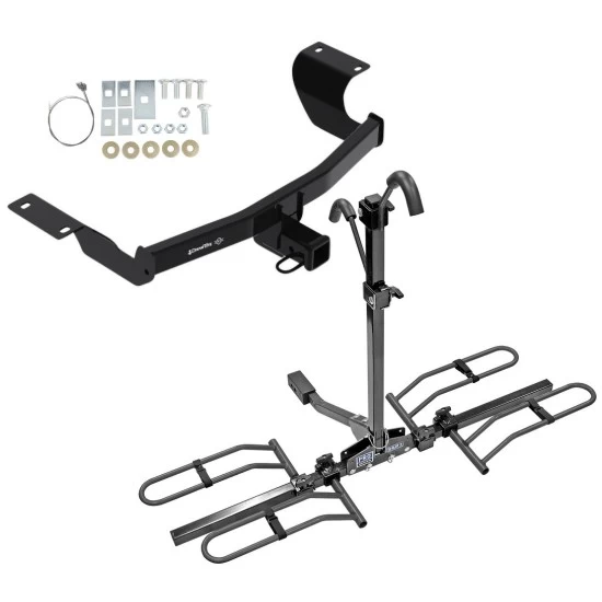 Trailer Tow Hitch For 17-27 Honda CR-V 2" Receiver Platform Style 2 Bike Rack