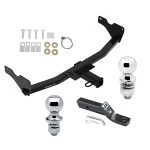 Trailer Tow Hitch For 19-27 Audi Q3 2" Receiver w/ 1-7/8" and 2" Ball
