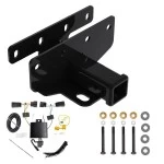 Trailer Hitch w/ Wiring For 18-27 Jeep Wrangler JL All Models Class 3 2" Tow Receiver Tekonsha