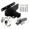 Tow Package For 18-27 Jeep Wrangler JL All Models Trailer Hitch w/ Wiring 2" Drop Mount 2" Ball 2" Receiver