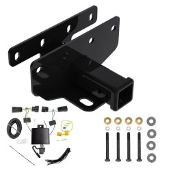 Trailer Hitch w/ Wiring For 18-27 Jeep Wrangler JL All Models Class 3 2" Tow Receiver Tekonsha