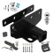 Ultimate Tow Package For 07-18 Jeep Wrangler JK 18-25 JL Trailer Hitch w/ Wiring 2" Drop Mount Dual 2" and 1-7/8" Ball Lock Bracket Cover 2" Receiver