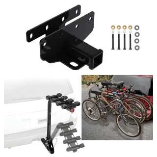 Custom Fit Trailer Hitch 4 Bike Carrier Installation Hardware Installation Instructions 76382 63124 Draw-Tite Trailer Hitch 4 Bike Rack 07-17 Jeep Wrangler 18-23 JL (New Body Style) 2018 JK Approved Recreational Offroad Use Carrier Adult Woman or Child B Trailer Hitch w/ 4 Bike Rack For 07-17 Jeep Wrangler 18-24 JL (New Body Style) 2018 JK Approved for Recreational & Offroad Use Carrier for Adult Woman or Child Bicycles Foldable