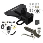 Custom Fit Trailer Hitch Wiring Harness (Plug & Play) 2" Drop Ball-Mount w/ Locking Pin/Clip 2" Chrome Ball Rubber Hitch Plug Cover Installation Hardware Installation Instructions 76384 118786 7005111 7010 Draw-Tite Trailer Tow Hitch 20-23 J Trailer Tow Hitch For For 20-25 Jeep Gladiator Deluxe Package Wiring 2" Ball Mount and Lock