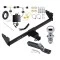Trailer Tow Hitch For 20-24 Volkswagen Atlas Cross Sport Class 3 2" Receiver Complete Package w/ Wiring and 1-7/8" Ball