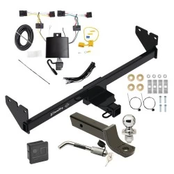 Trailer Tow Hitch For 20-25 Volkswagen Atlas Cross Sport Deluxe Package Wiring 2" Ball Mount and Lock