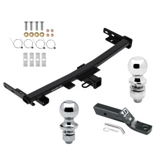Trailer Tow Hitch For 14-23 Jeep Cherokee Trailhawk 2" Receiver w/ 1-7/8" and 2" Ball