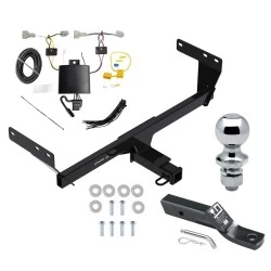 Trailer Tow Hitch For 21-27 Nissan Rogue 2" Receiver Class 3 w/ Wiring Harness Kit + 1-7/8" Ball