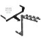 Trailer Tow Hitch For 21-24 Nissan Rogue 2" Receiver Class 3 Tilt Away Adult or Child Arms Fold Down 4 Bike Carrier