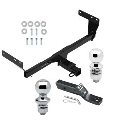 Trailer Tow Hitch For 21-27 Nissan Rogue Except Sport 2" Receiver Class 3 w/ 1-7/8" and 2" Ball