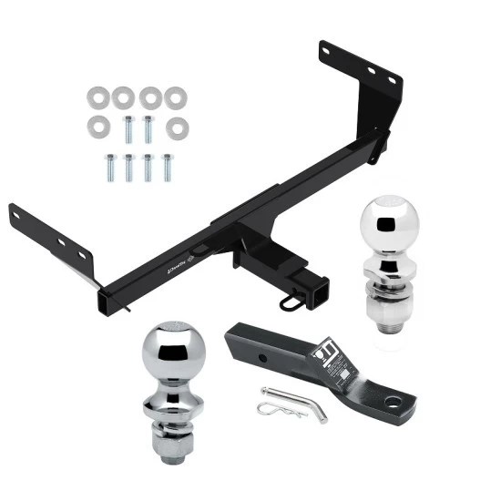 Trailer Tow Hitch For 21-24 Nissan Rogue 2" Receiver Class 3 w/ 1-7/8" and 2" Ball