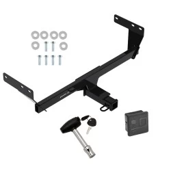 Trailer Tow Hitch For 21-27 Nissan Rogue Except Sport 2" Receiver Class 3 w/ Security Lock Pin Key