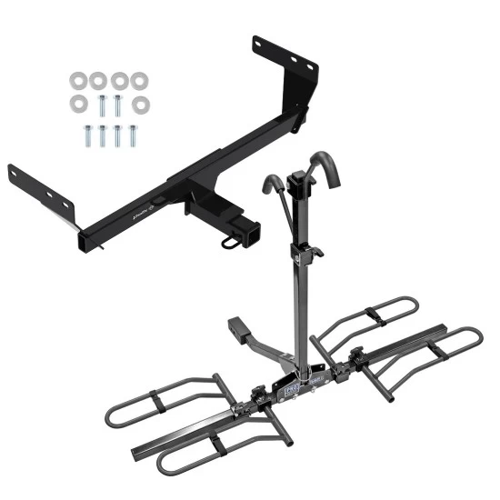 Trailer Tow Hitch For 21-24 Nissan Rogue 2" Receiver Class 3 Platform Style 2 Bike Rack