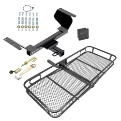 Trailer Tow Hitch For 18-27 Chevy Equinox GMC Terrain Gasoline Basket Cargo Carrier Platform Hitch Lock and Cover