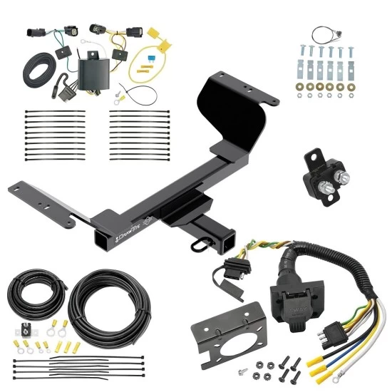 Trailer Hitch w/ 7-Way RV Wiring For 18-24 Chevrolet Equinox Gasoline, Premier Models Class 3 2" Receiver