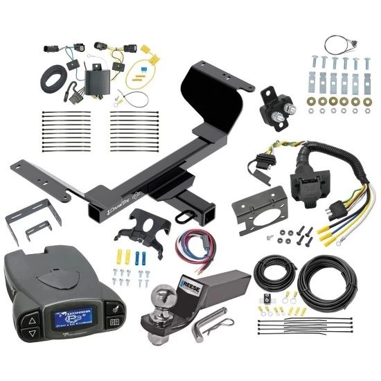 Trailer Hitch Tow Package Prodigy P3 Brake Control For 18-24 Chevrolet Equinox Gasoline, Premier Models w/ 7-Way RV Wiring 2" Drop Mount 2" Ball Class 3 2" Receiver Draw-Tite Tekonsha