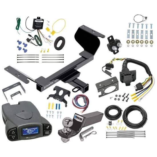 Trailer Hitch Tow Package Prodigy P3 Brake Control For 18-25 GMC Terrain 18-26 Chevy Equinox Gasoline w/ 7-Way RV Wiring 2" Drop Mount 2" Ball Class 3 2" Receiver Draw-Tite Tekonsha