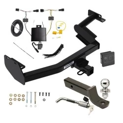 Trailer Tow Hitch For 23-25 Hyundai Palisade All Models Deluxe Package Wiring 2" Ball Mount and Lock